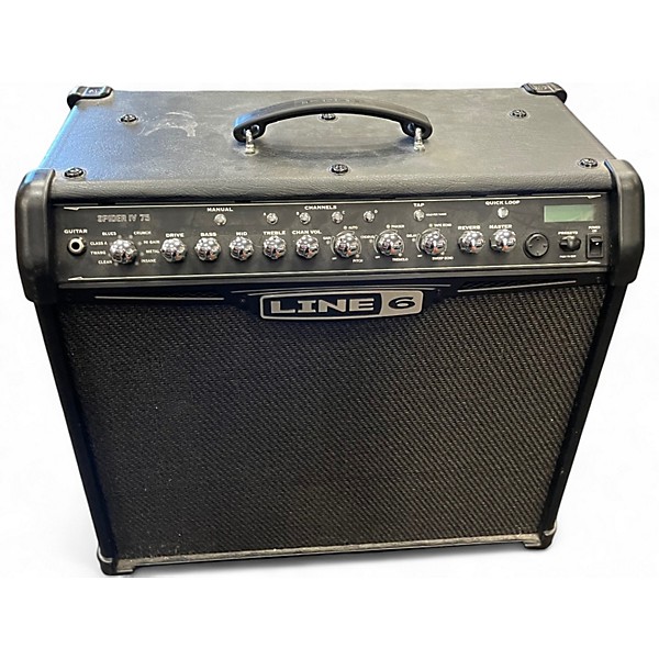 Used Line 6 Spider IV 75W 1x12 Guitar Combo Amp
