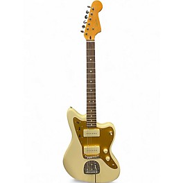 Used Squier J Mascis Jazzmaster Vintage White Solid Body Electric Guitar