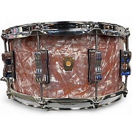 Used Ludwig 6.5X14 Classic Snare ROSE MARINE PEARL Drum