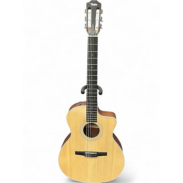 Used Taylor 214CEN Natural Classical Acoustic Electric Guitar