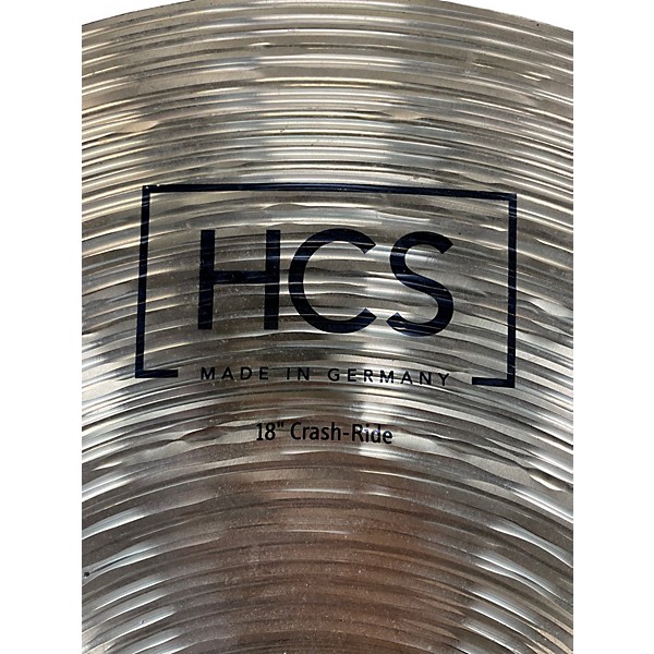 Used MEINL 18in HCS Crash Ride Cymbal