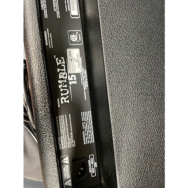 Used Fender Rumble 15 15W 1X8 Bass Combo Amp
