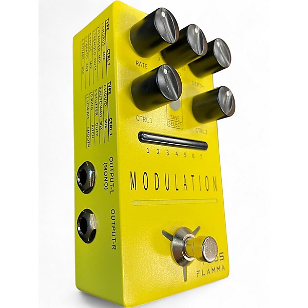 FLAMMA FS05 モジュレーションエフェクター イエロー箱付き FLAMMA FS05 Multi Modulation 11 Modulation Effects from