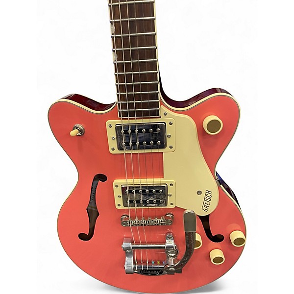 Used Gretsch Drums G2655T Streamliner Center Block Coral Pink Hollow Body Electric Guitar