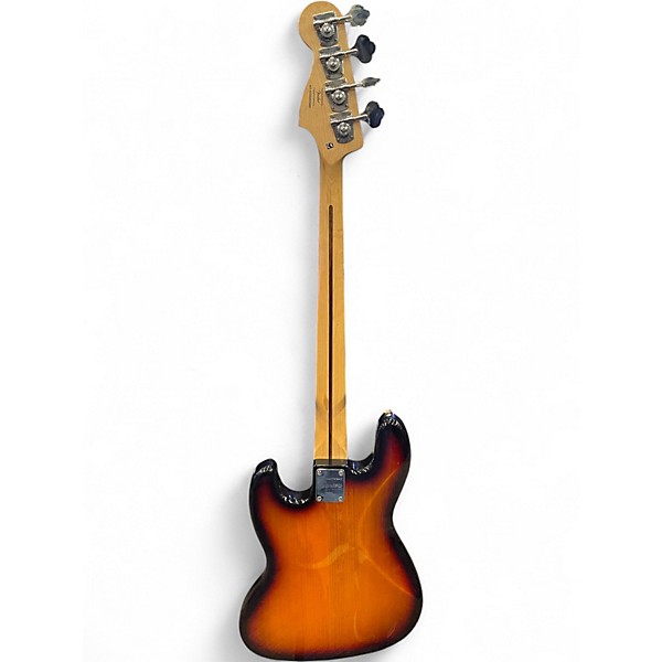 Used Squier STANDARD JAZZ BASS 3 Color Sunburst Electric Bass Guitar