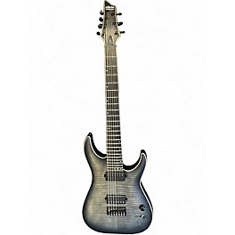 Used Schecter Guitar Research KM-7 Trans Black Solid Body Electric Guitar