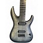 Used Schecter Guitar Research KM-7 Trans Black Solid Body Electric Guitar