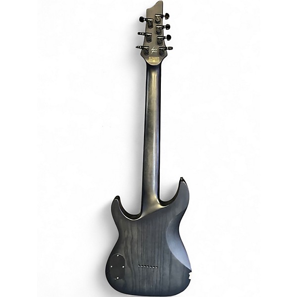 Used Schecter Guitar Research KM-7 Trans Black Solid Body Electric Guitar