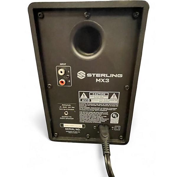 Used Sterling Audio MX3 Pair Powered Monitor