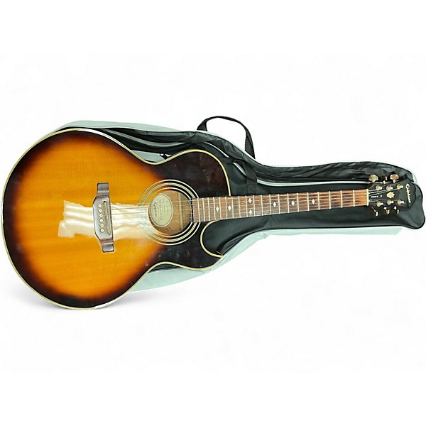 Used Epiphone PR 5E 2 Color Sunburst Acoustic Electric Guitar