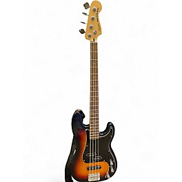 Used Squier Precision Bass 3 Color Sunburst Electric Bass Guitar