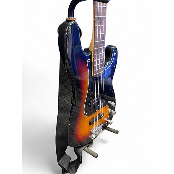 Used Squier Precision Bass 3 Color Sunburst Electric Bass Guitar