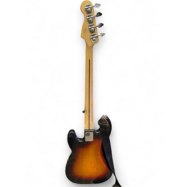 Used Squier Precision Bass 3 Color Sunburst Electric Bass Guitar