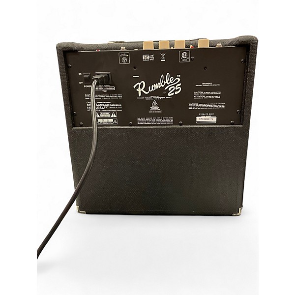 Used Fender Rumble 25 25W 1x8 Bass Combo Amp