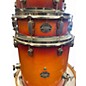 Used Ludwig 5 Piece element icon birch orange burst Drum Kit