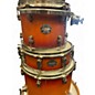 Used Ludwig 5 Piece element icon birch orange burst Drum Kit