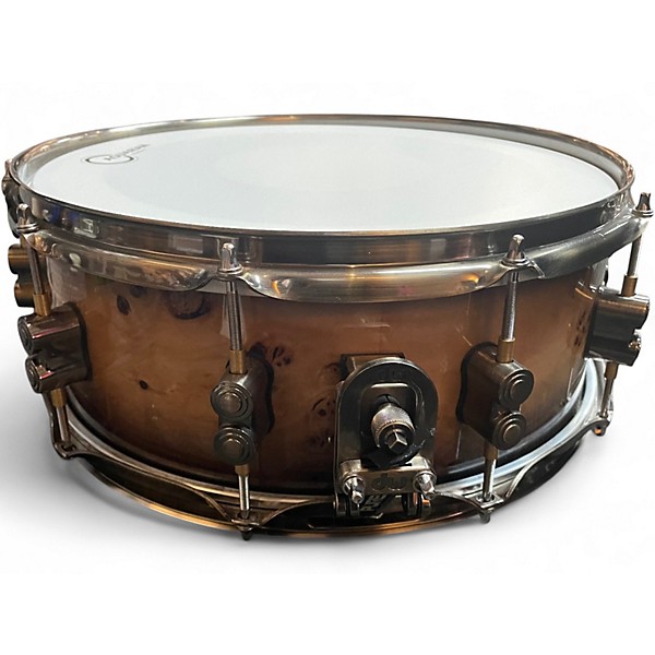 Used PDP by DW 14X5.5 Limited Mapa Burl Black Burst Drum