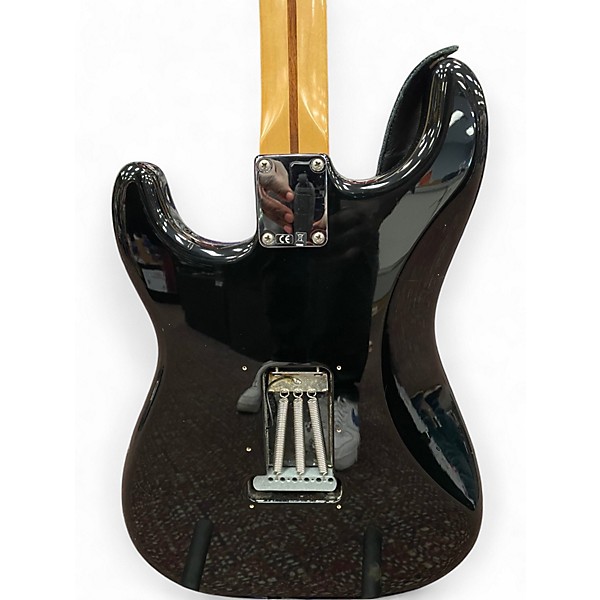 Used Fender Standard Stratocaster Black Solid Body Electric Guitar