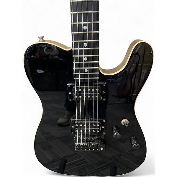 Used 1989 ESP The Eclipse Black Solid Body Electric Guitar