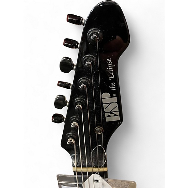 Used 1989 ESP The Eclipse Black Solid Body Electric Guitar