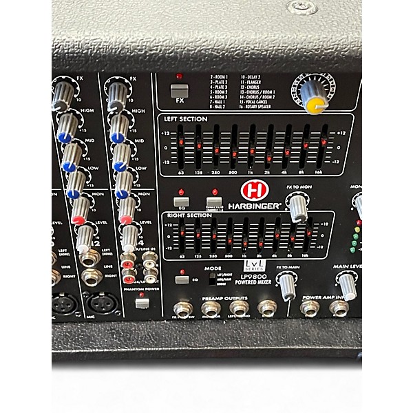 Used Harbinger LP9800 Powered Mixer