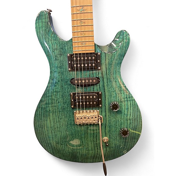 Used PRS se swamp ash special erie blue Solid Body Electric Guitar