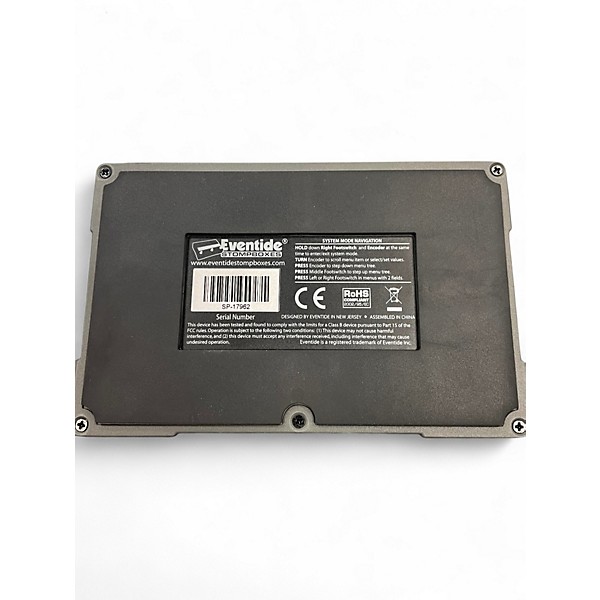 Used Eventide Space Reverb Effect Pedal