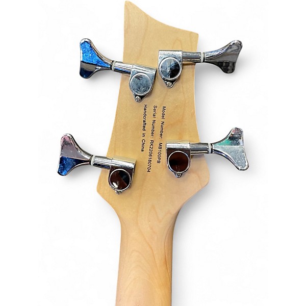 Used Mitchell MB100 POWDER BLUE Electric Bass Guitar