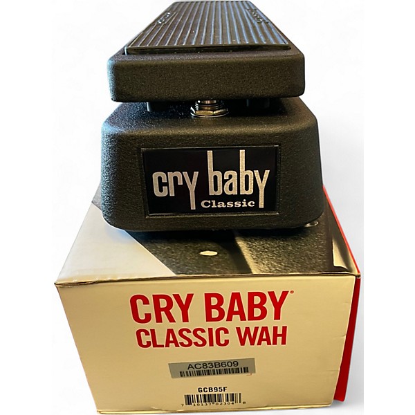 Used Dunlop GCB95F Crybaby Classic Wah With Fasel Inductor Effect Pedal