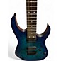 Used Ibanez RG7421 RG Series Blue Sapphire Solid Body Electric Guitar