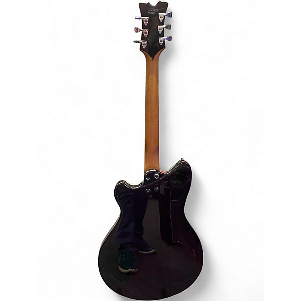 Used EVH SA126 Special Trans Purple Hollow Body Electric Guitar