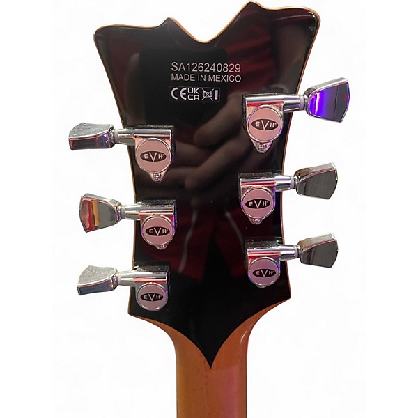 Used EVH SA126 Special Trans Purple Hollow Body Electric Guitar