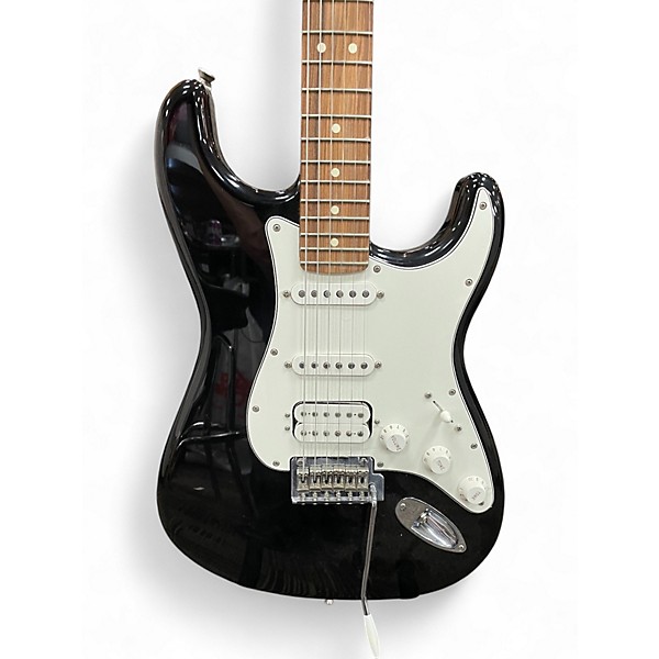 Used Fender Player Stratocaster HSS Black Solid Body Electric Guitar