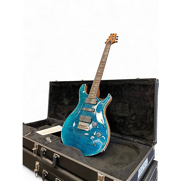 Used 2007 PRS 513 10 TOP  AQUA MARINE Solid Body Electric Guitar