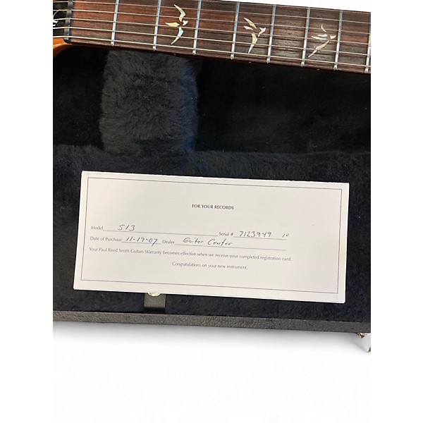 Used 2007 PRS 513 10 TOP  AQUA MARINE Solid Body Electric Guitar