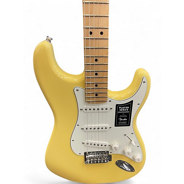 Used Fender Player Stratocaster Buttercream Solid Body Electric Guitar