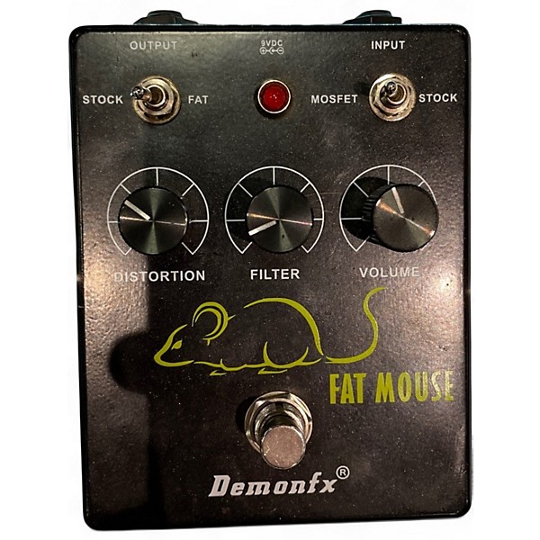 Used Demonfx FAT MOUSE Effect Pedal