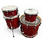Used Pork Pie 4 Piece Little Squealer 4 Piece Worn Cherry Drum Kit thumbnail
