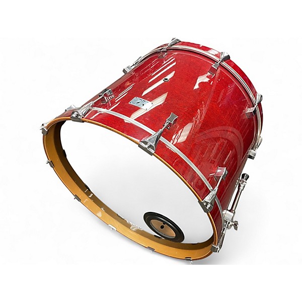 Used Pork Pie 4 Piece Little Squealer 4 Piece Worn Cherry Drum Kit