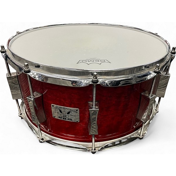 Used Pork Pie 4 Piece Little Squealer 4 Piece Worn Cherry Drum Kit