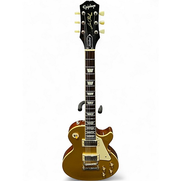 Used Epiphone Les Paul Standard 1950s Gold Top Solid Body Electric Guitar