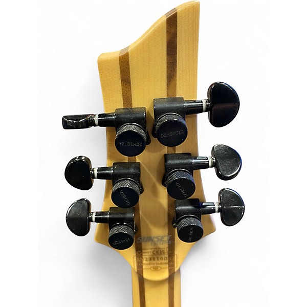 Used Schecter Guitar Research SUNSET EXTREME SCARLET BURST Solid Body Electric Guitar