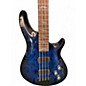 Used Schecter Guitar Research Omen Elite 4 Blue Electric Bass Guitar