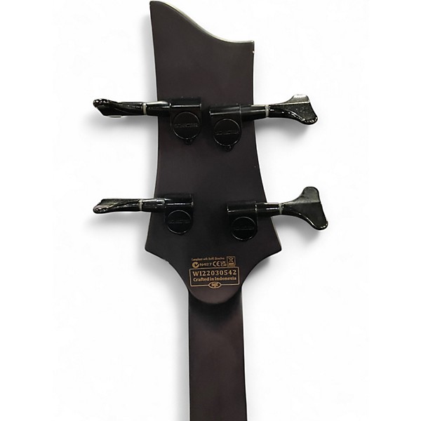 Used Schecter Guitar Research Omen Elite 4 Blue Electric Bass Guitar