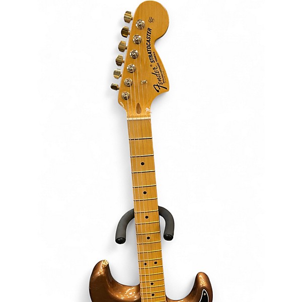 Used 2023 Fender BRUNO MARS STRAT GOLD Solid Body Electric Guitar