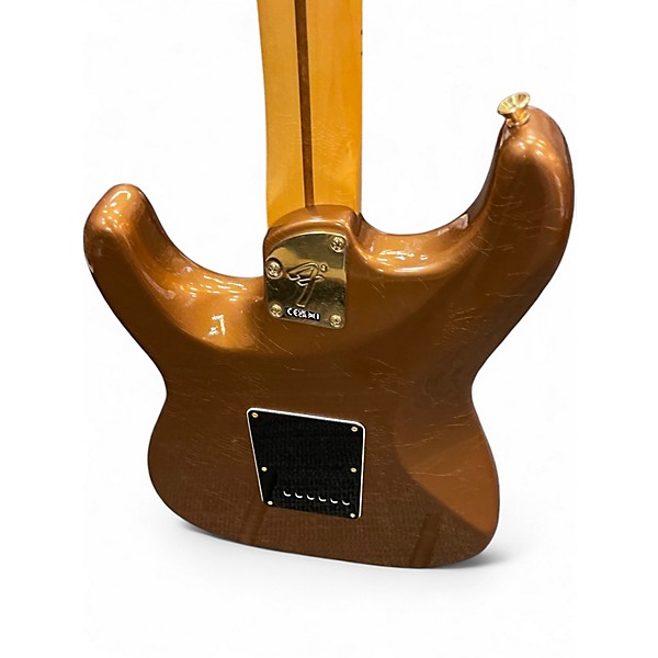 Used 2023 Fender BRUNO MARS STRAT GOLD Solid Body Electric Guitar