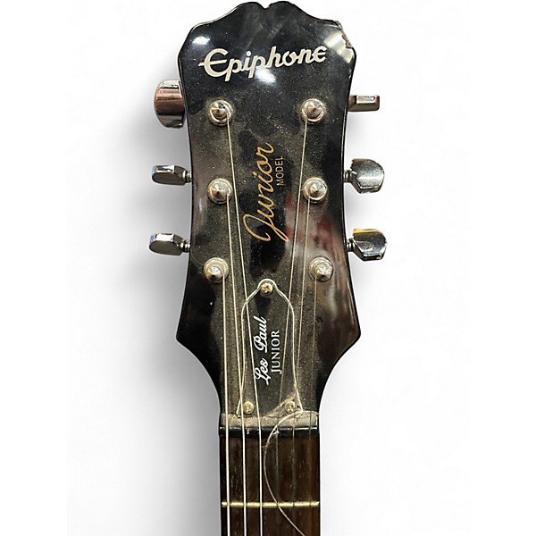 Used Epiphone Les Paul Junior Black Solid Body Electric Guitar