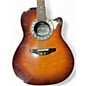 Used Ovation PINNACLE 386T Tiger Eye Acoustic Electric Guitar