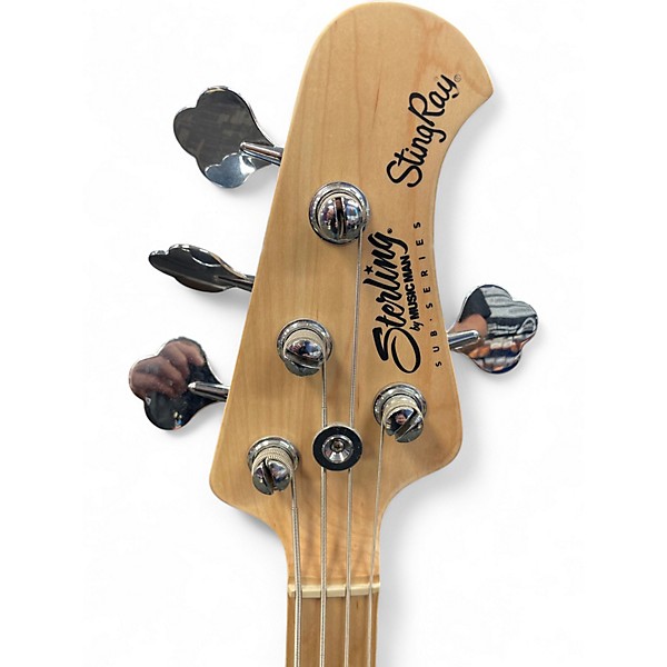 Used Sterling by Music Man STINGRAY SUB SERIES HH OLIVE Electric Bass Guitar