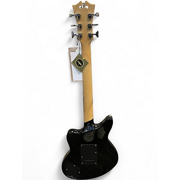 Used D'Angelico Premier Bedford Black Solid Body Electric Guitar